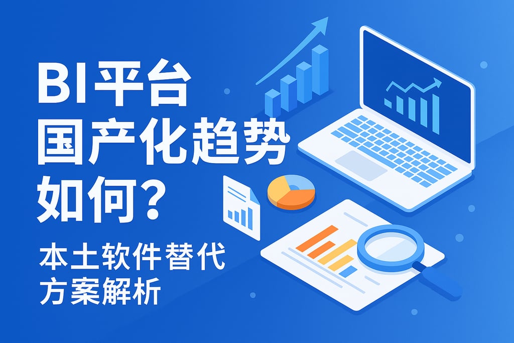 BI平台国产化趋势如何？本土软件替代方案解析"